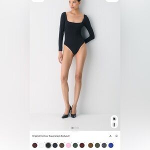 ARITZIA ORIGINAL CONTOUR SQUARENECK BODYSUIT